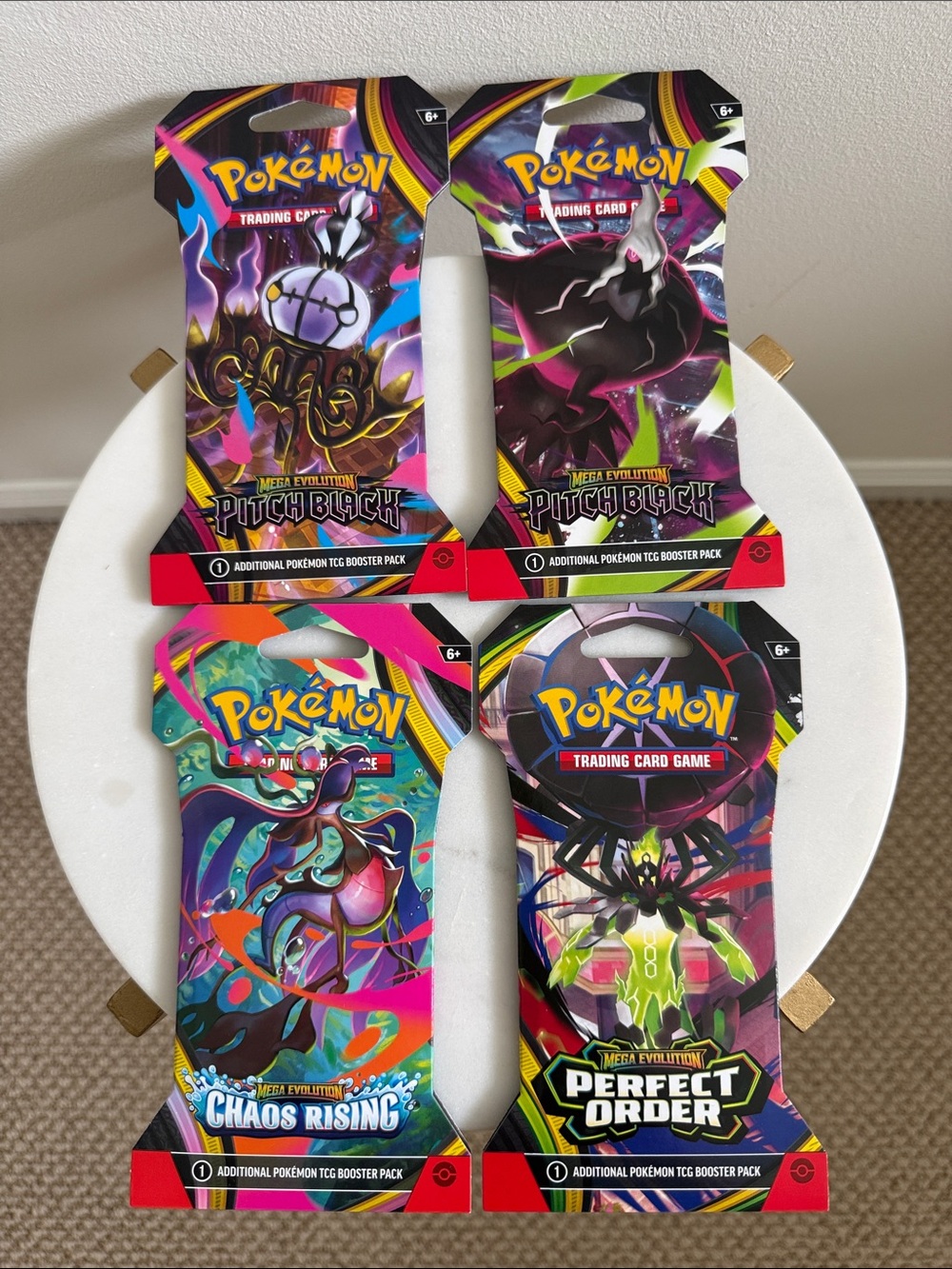 Pokemon Perfect Order, chaos rising, pitch black booster pack